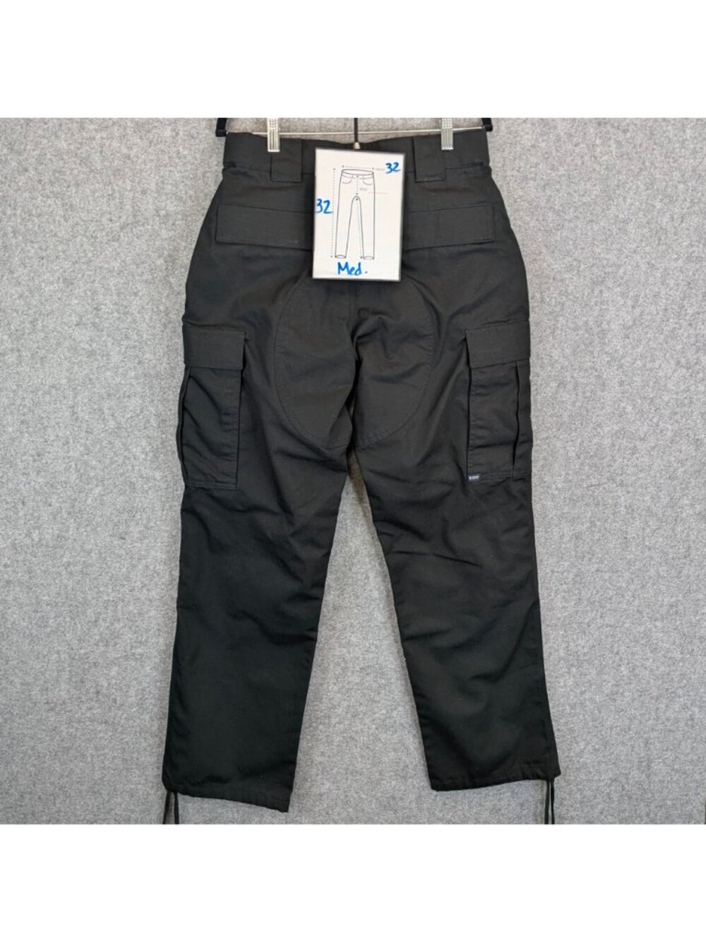 5.11 Tactical Men’s Medium BDU Pants 74003 Long Black Cargo Military EUC - Picture 8 of 14
